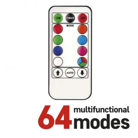 Oswietlenie-choinkowe - lampki choinkowe z pilotem i timer-em 6xled 10m, rgb, 64 programy, ip44, d5aa01 emos 