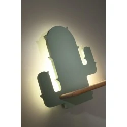 CACTUS 1 LAMPA KINKIET 4W LED 4000K IQ KIDS Z PRZEW ZIELONY