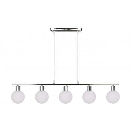 Lampy-sufitowe - pięciopunktowa lampa wisząca chromowa 5x40w g9 oden 35-03270 candellux 