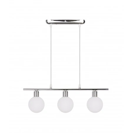 Lampy-sufitowe - chromowa lampa wisząca o szklanych kloszach 3x40w g9 oden 33-03263 candellux 