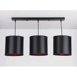 Lampy-sufitowe - potrójna lampa wisząca o wysokości 100cm 3x40w e27 candida 33-00736 candellux 