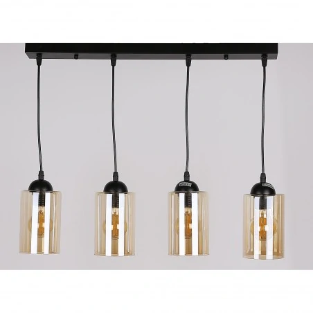 Lampy-sufitowe - lampa wisząca o regulowanej wysokości 4x40w e27 bistro 34-00552 candellux 