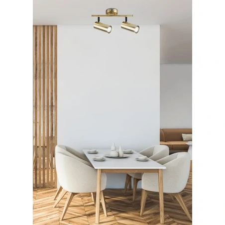 Lampy-sufitowe - lampa sufitowa o ruchomych kloszach 2x15w gu10 colly 92-01719 candellux 