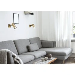 COLLY LAMPA KINKIET MOSIĄDZ 1X15W GU10 KLOSZ MOSIĄDZ