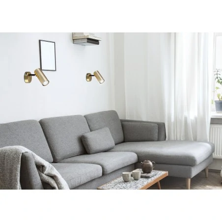 Lampy-sufitowe - metalowy kinkiet ruchomy 1x15w gu10 colly 91-01702 candellux 