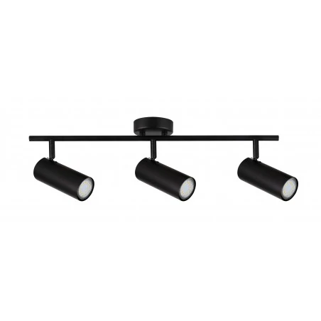 Kinkiety-do-salonu - czarna lampa ścienno - sufitowa spot 3x15w gu10 colly 93-01634 candellux 