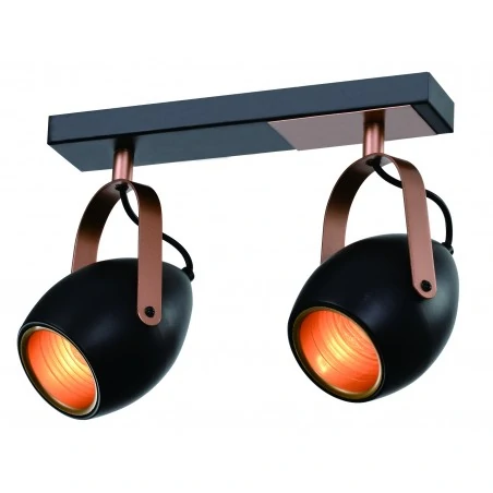 Lampy-sufitowe - listwa oświetleniowa o ruchomych kloszach 2x40w e14 anica 92-81797 candellux 