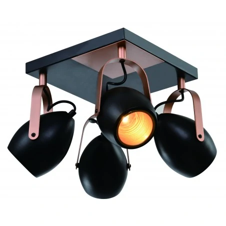 Lampy-sufitowe - plafon metalowy - ruchome klosze 4x40w e14 anica 98-83128 candellux 