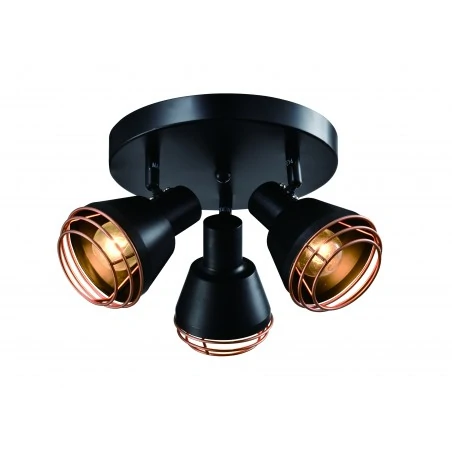 Lampy-sufitowe - okrągła lampa sufitowa ruchoma 3x40w e14 neria 98-83111 candellux 