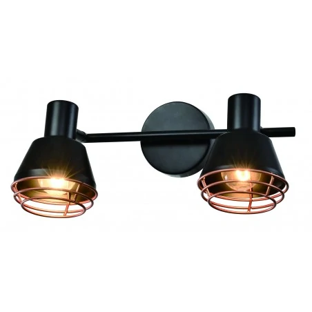 Lampy-sufitowe - listwa metalowa sufitowo-ścienna 2x40w e14 neria 92-81780 candellux 