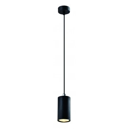Lampy-sufitowe - prosta czarna oprawa sufitowa 1x25w gu10 tubo 31-78537 candellux 