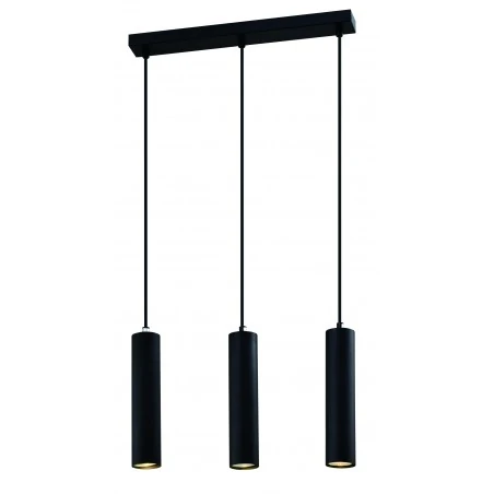 Lampy-sufitowe - prosta lampa wisząca regulowana 3x25w gu10 tubo 33-79091 candellux 