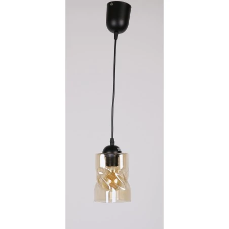 Lampy-sufitowe - szklana lampa wisząca 100cm 1x60w e27 felis 31-00156 candellux 