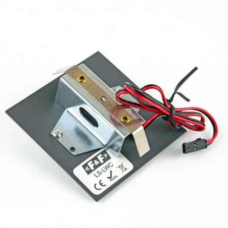 Oswietlenie-schodowe - oprawa schodowa led 1.2w 100lm 3000k 12vdc ip20 antracyt ls-iaw inga f&f 