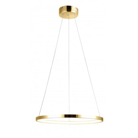 Lampy-sufitowe - złota lampa wisząca 110cm 18w led 4000k lune 31-76113 candellux 