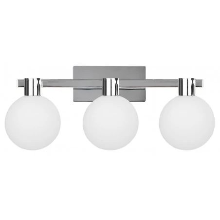 Kinkiety-do-salonu - kinkiet potrójny chromowy  3x40w g9 maldus 23-01450 candellux 