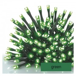 Oswietlenie-choinkowe - zielone światełka choinkowe - system łączenia 100xled 10m, ip44 d1ag01 emos