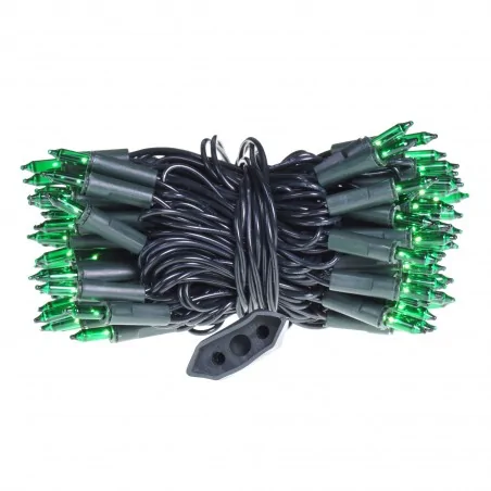 Oswietlenie-choinkowe - lampki choinkowe zielone 7m 100szt ip20, ch/0067 rum-lux 