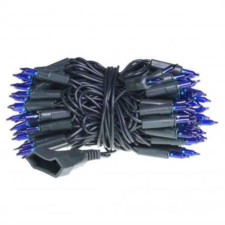 Oswietlenie-choinkowe - niebieskie światełka choinkowe 7m ip20 100szt ch/0066 rum-lux 