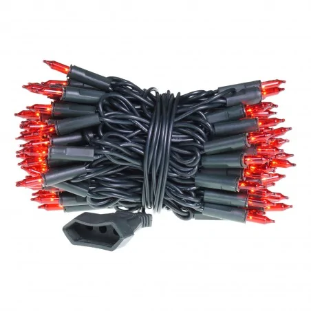 Oswietlenie-choinkowe - czerwone światełka choinkowe o długości 7m ip20 ch/0065 rum-lux 