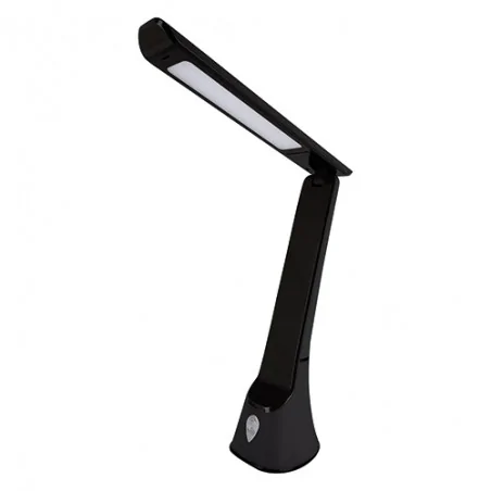 Lampki-biurkowe - lampka biurkowa led ze zmienną barwą światła 8w czarna gibon led 04003 ideus 