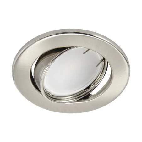 Oprawy-sufitowe - pierścień ozdobny regulowany okrągły matowy chrom gu10 50w bono led 03975 ideus 