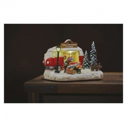 Dekoracje-swiateczne-led - dekoracja - świąteczny bus z choinkami 10xled 3xaa ciepła biel, ip20 dclw10 emos 