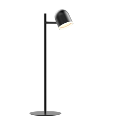 Lampki-biurkowe - czarna nowoczesna lampka led na biurko 4,2w 3000k rawi polux