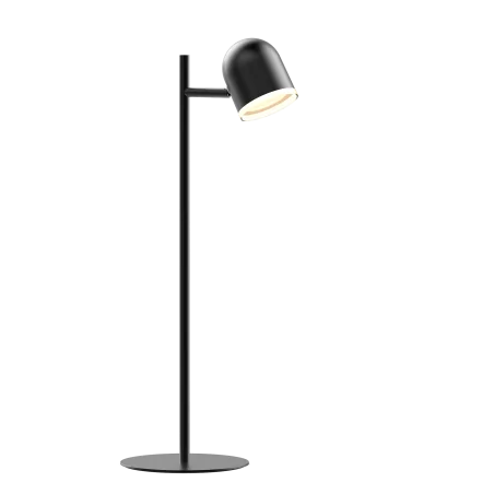 Lampki-biurkowe - czarna nowoczesna lampka led na biurko 4,2w 3000k rawi polux 