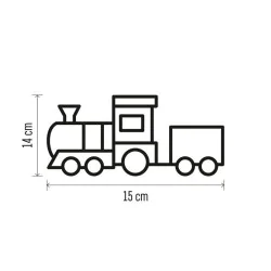 Dekoracje-swiateczne-led - drewniany świąteczny pociąg 3xled 2x aa dcww22 emos 