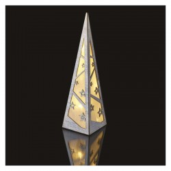 Dekoracje-swiateczne-led - drewniana dekoracja świąteczna - piramida led 36cm dcww09 emos 