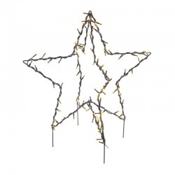 Dekoracje-swiateczne-led - świecąca gwiazda do ogrodu led 56cm dczw06 emos 