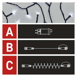 Oswietlenie-choinkowe - lampki choinkowe - system łączenia + zasilacz 10m d1ac01 emos 