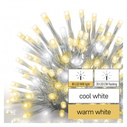 Oswietlenie-choinkowe - sople - światełka o systemem łączenia 2,5m d1cn01 emos