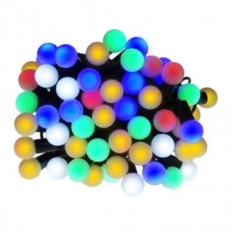 Oswietlenie-choinkowe - lampki choinkowe kulki led 8m ch/0108 rum-lux 