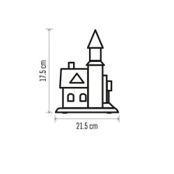 Dekoracje-swiateczne-led - dekoracja świąteczna led w kształcie kościoła dclw11 emos 