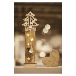 Dekoracje-swiateczne-led - świecąca dekoracja świąteczna z drewna 48cm dctw03 emos 