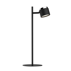Lampki-biurkowe - lampka biurkowa led w kolorze czarnym z ciepłym światłem 4,2w 3000k kubik 318428 polux