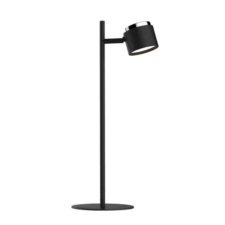 Lampki-biurkowe - lampka biurkowa led w kolorze czarnym z ciepłym światłem 4,2w 3000k kubik 318428 polux 