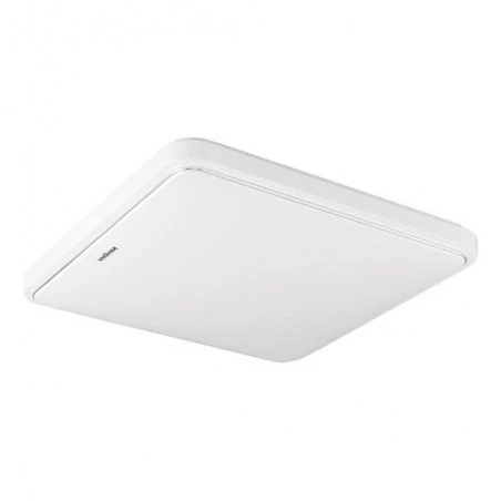 Plafony - plafoniera sufitowa kwadrat biała 20w 4000k ip44 03512 sola led d slim ideus 