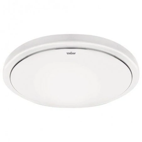 Plafony - plafoniera led okrągła biała 24w 4000k ip44 03518 sola led c slim ideus 