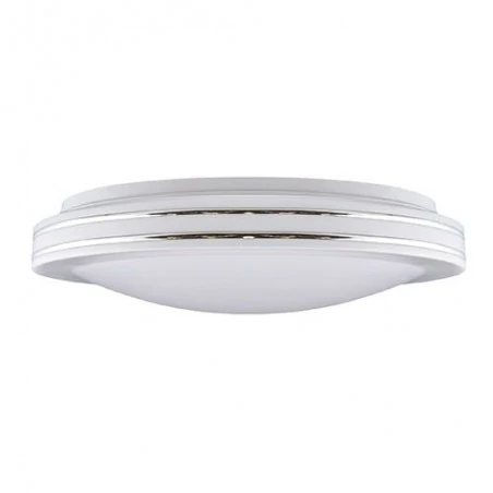 Plafony - plafoniera led okrągła biała neutralna 24w 4000k ip44 03242 soleo ideus 