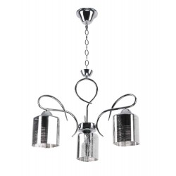 Lampy-sufitowe - nowoczesna lampa wisząca chromowa 5xe27 italo 33-00699 candellux