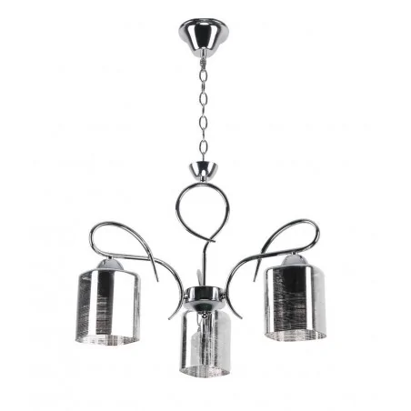 Lampy-sufitowe - nowoczesna lampa wisząca chromowa 5xe27 italo 33-00699 candellux 