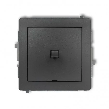 Wylaczniki-amerykanskie - grafitowy włącznik pojedynczy w stylu amerykańskim 11dwpus-1 deco karlik 