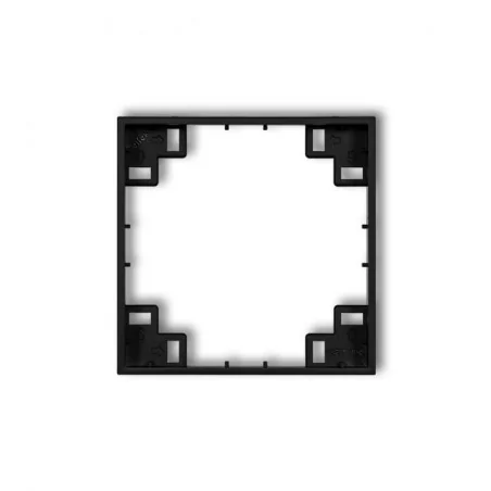 Osprzet-produkty-uzupelniajace - 12mrp-1 pośrednia ramka czarny mat do serii mini karlik 