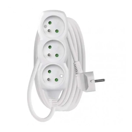 Przedluzacze-elektryczne - p0313r biały przedłużacz potrójny 3m 3× 1,5mm emos 