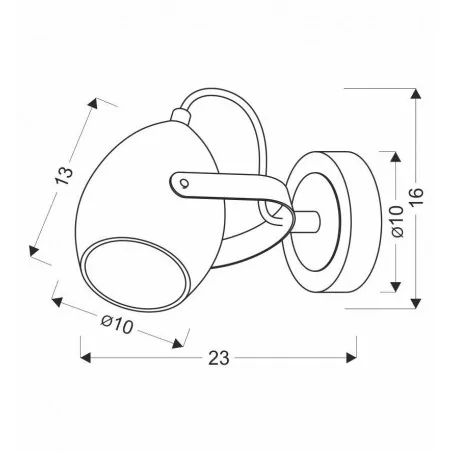 Kinkiety - regulowany kinkiet czarno-miedziany 1x40w e14 anica 91-81391 candellux 