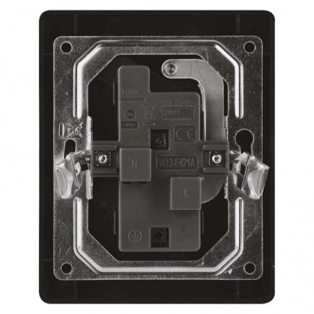 Gniazda-podwojne-podtynkowe - gniazdo podwójne z uziemieniem french antracyt a6001.3 emos 