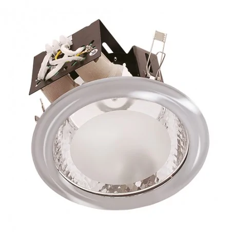 Oprawy-sufitowe - oprawa sufitowa downlight chrom e27 2xmax.20w hl614 00777 ideus-struhm 